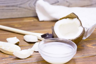 Hindistan cevizi spa sağlık kavramı