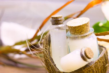 Hindistan cevizi spa sağlık kavramı
