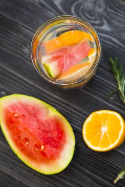 Taze meyve ve sebze smoothie