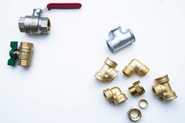 Çeşitli su tesisatçıları araçları