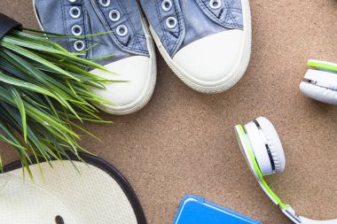 Tatil, seyahat veya yolculuk için hazırlanıyor