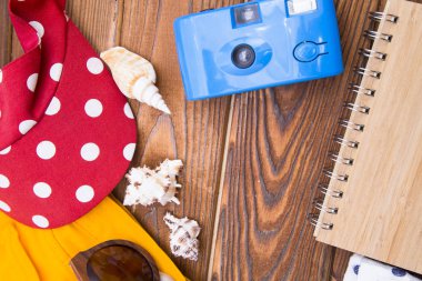 Tatil, seyahat veya yolculuk için hazırlanıyor