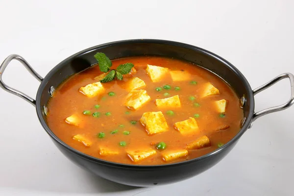 Fromage cuit dans une sauce crémeuse, Plat indien — Photo