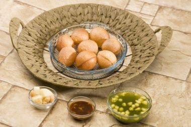 Panipuri or Gol Gappa or Chaat