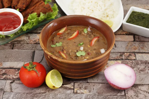 Dal Makhani comida indiana — Fotografia de Stock