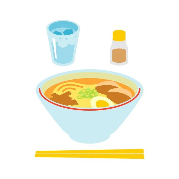 Ramen estilo japonês — Fotografia de Stock