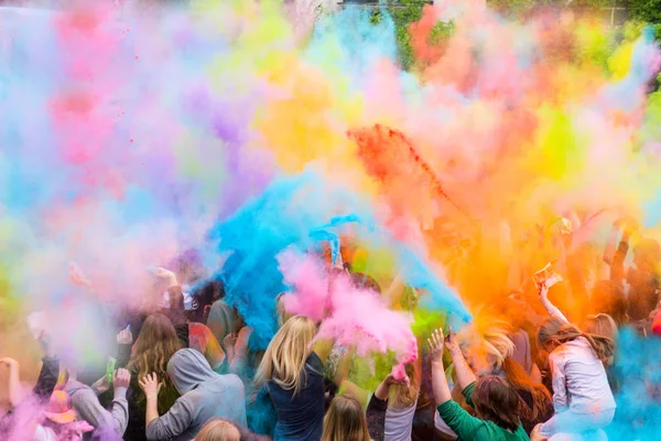 Holi renkli Festivali Stok Fotoğraf