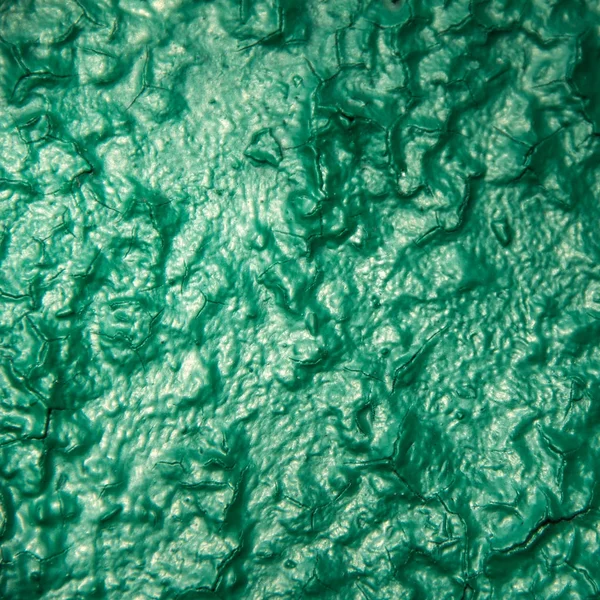Стара поверхня тріснутої зеленої фарби. Текстура і фон для дизайну . — стокове фото
