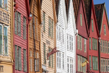 Limanda Bryggen, Norveç'in ahşap evler