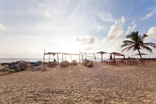 Marawila Beach during sunset, Sri Lanka — Stock Photo, Image