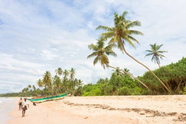Balapitiya, Sri Lanka - Aralık 2015 - Yerli balıkçılar, 