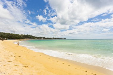Unawatuna, Sri Lanka - Unawatuna geniş Körfezi arasında bir görünüm