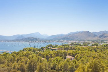 Ahşap karadan bağlantı noktası de Pollenca, Mallorca - çevrili fi olacak