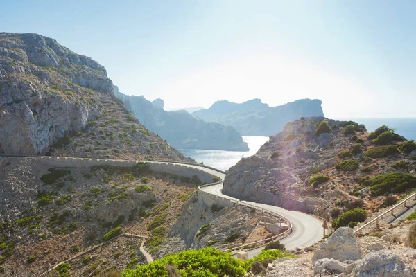 Cap de Formentor, Mallorca - Country road to Cap de Formentor — ストック写真