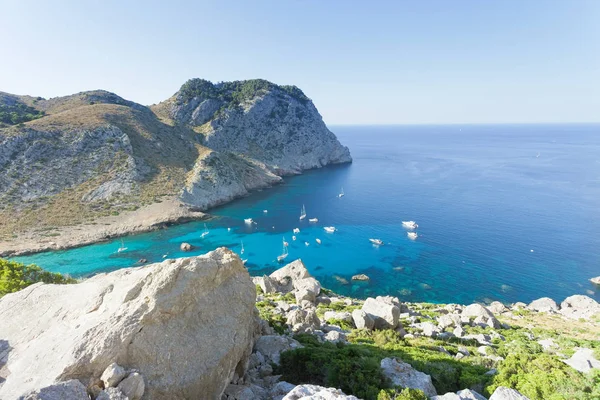 Cala Figuera de Formentor, Mallorca - Beautiful sight from a vie — ストック写真