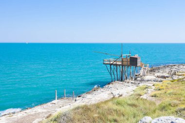 Vieste, Apulia - geleneksel balıkçılık trabucco VI beach