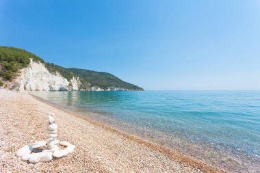 Vignanotica, Apulia - beach o, geleneksel kaya oluşumları