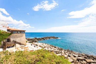 Gelibolu, Apulia - harika sahneleri ile bir restoranda akşam yemeği