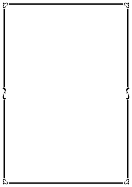 矢量页面边框 A4 设计项目 — 图库矢量图片