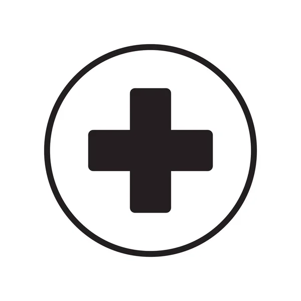 Векторний хрест медичний символ — стоковий вектор