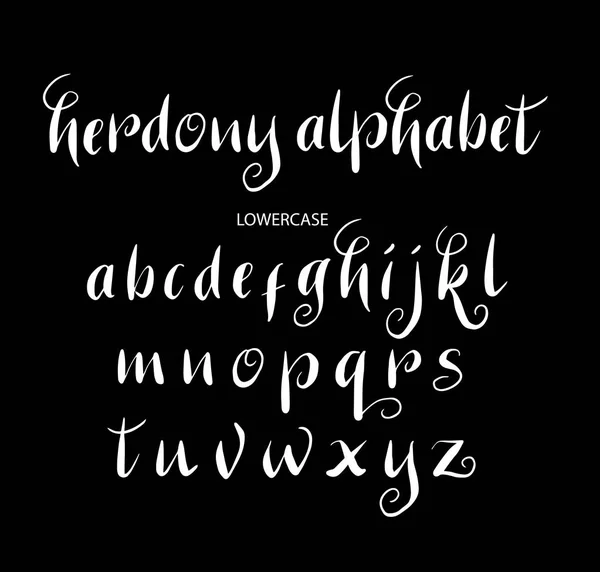 Herdony vector alfabet letters — Stockvector