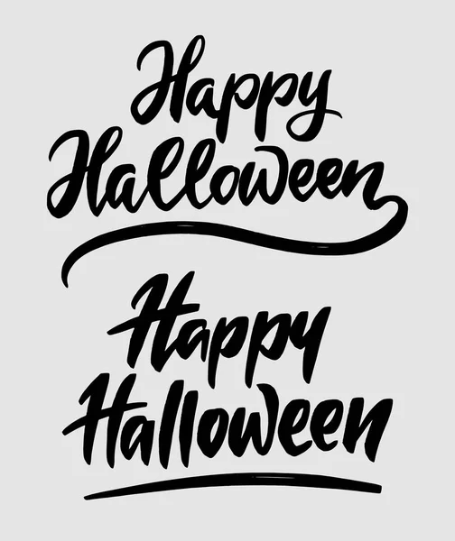 Happy halloween event handwriting calligraphy good use for tittle, poster, logotype, symbol, sign, sticker or any design you want.