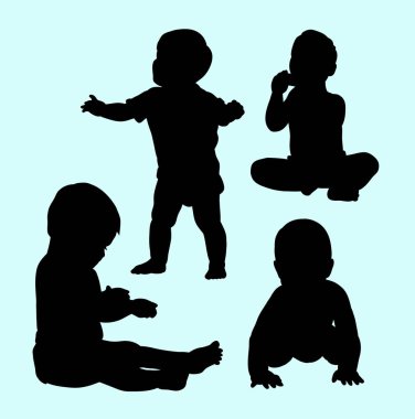 Bebekler etkinlik ve eğitim yapısı. Sembol, logo, web simgesi, maskot, işaret, etiket tasarım veya istediğiniz herhangi bir tasarım için iyi kullanmak. 