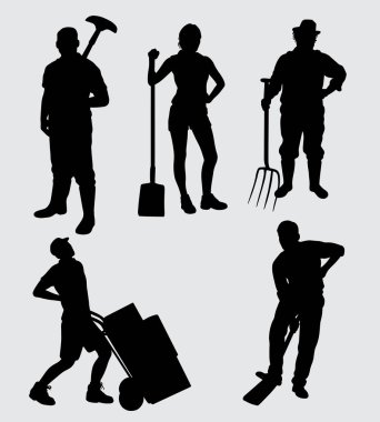 İş siluet kişi. Sembol, logo, web simgesi, maskot, işaret, etiket veya istediğiniz herhangi bir tasarım için iyi kullanmak. 