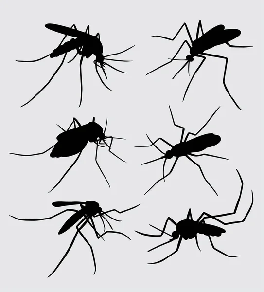 Mosquito insect animal silhouette Good use for symbol, logo, web icon, mascot, sign, sticker, or any design you want