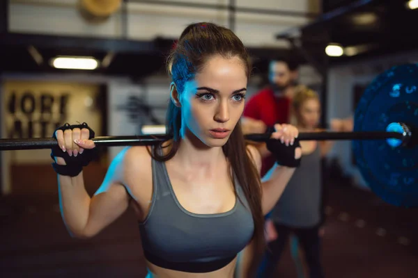 Young woman doing  workout — Stock Photo, Image