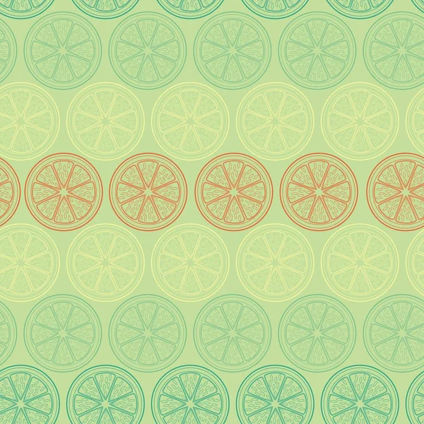 Citrus Inspired Seamless Pattern — Stock Photo, Image
