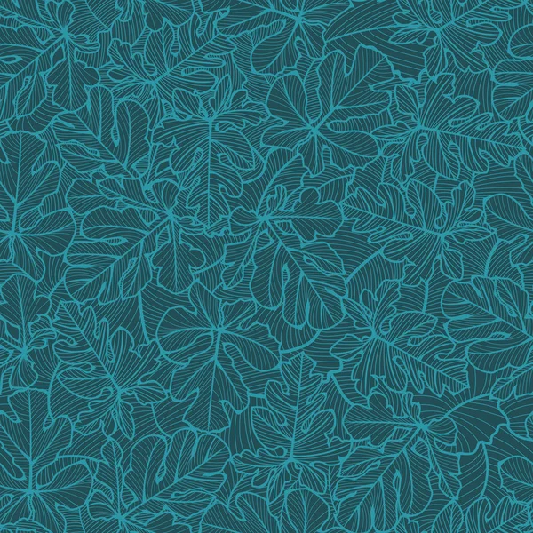 Leaf Inspired Seamless Pattern — Stock Photo, Image