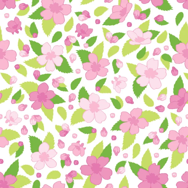 Cherry Blossom Seamless Pattern — Stock Photo, Image