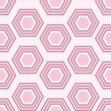 Basit Altıgen Şeklinde Kusursuz Yüzey Deseni Tasarımı