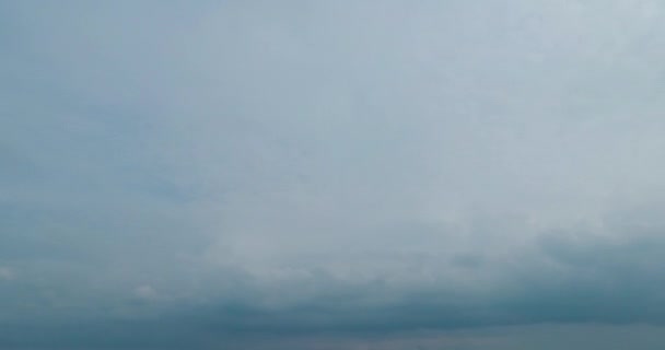 Tijd Verstrijken Van Een Grote Storm Met Donkere Wolken Bedekken — Stockvideo