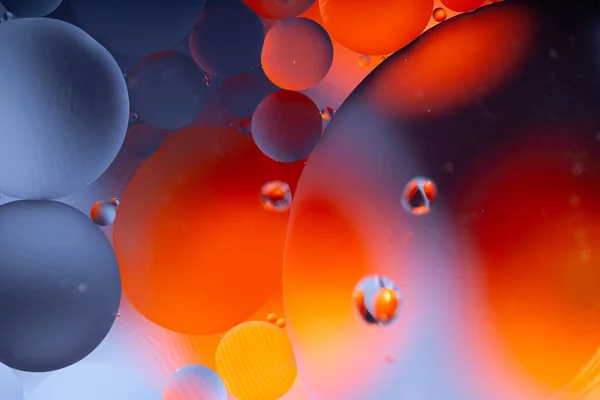 Abstract background as a result of a mixture of water and oil