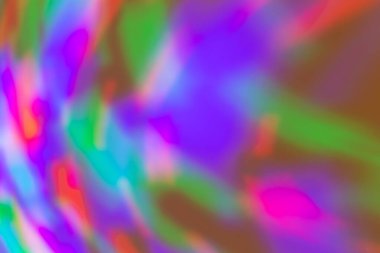 Farklı renkli ışıklandırma efektlerinden oluşan bir arkaplan