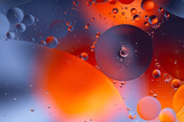 An Abstract background as a result of a mixture of water and oil