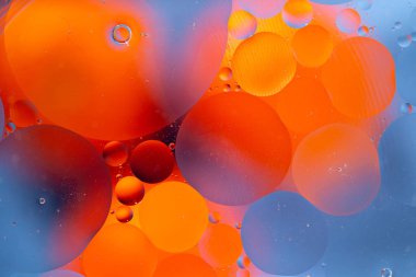 An Abstract background as a result of a mixture of water and oil