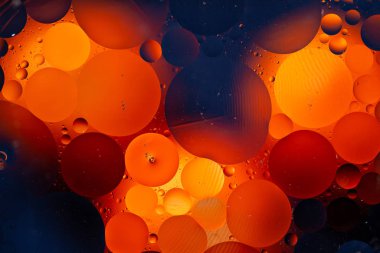 An Abstract background as a result of a mixture of water and oil