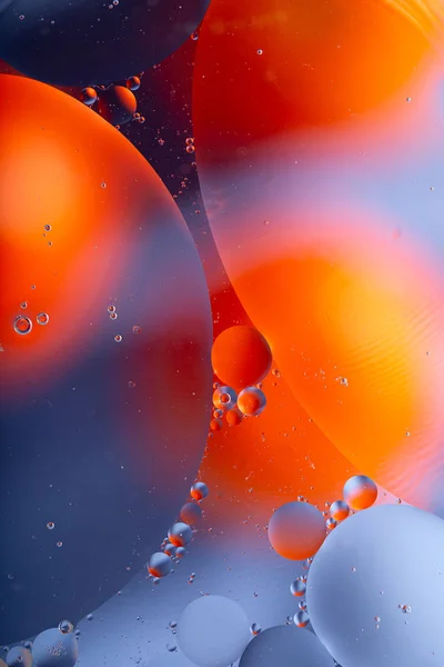 Fondo Abstracto Como Resultado Una Mezcla Agua Aceite — Foto de Stock