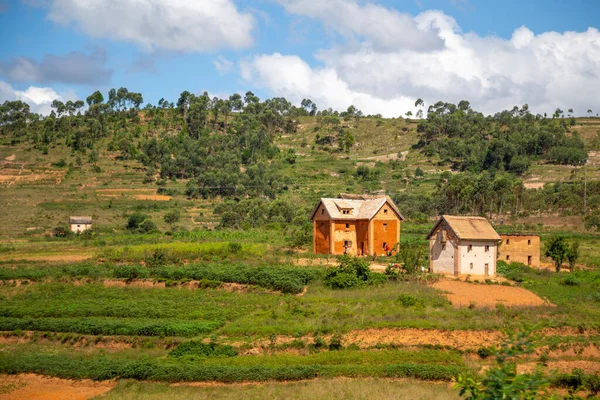 Huizen Van Lokale Bevolking Het Eiland Madagaskar — Stockfoto