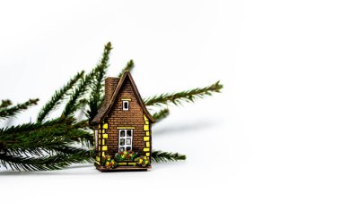 New Year's Eve çam dalları arka planı