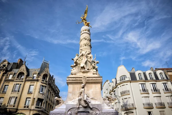 Il posto Drouet-d'Erlon. Reims. Francia — Foto Stock