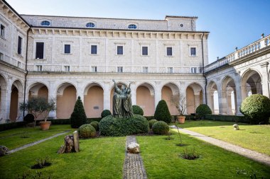 Montecassino Manastırı. Lazio, İtalya