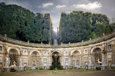  Villa Aldobrandini Frascati. Tiyatro suların