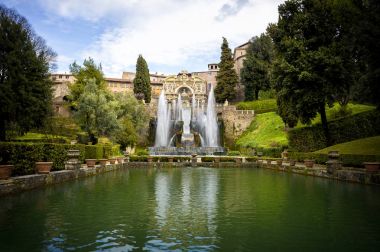 Villa d'Este Tivoli, Roma. İtalya