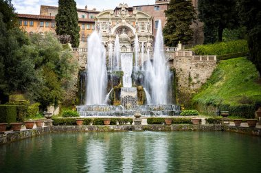 Villa d'Este Tivoli, Roma. İtalya