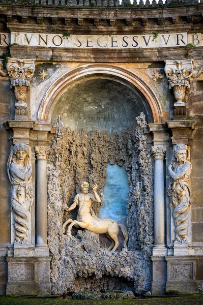 Villa Aldobrandini en Frascati. Detalle del Teatro del Agua — Foto de Stock