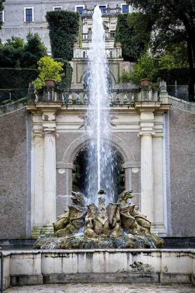 Villa d 'Este i Tivoli, Roma. Italia – stockfoto